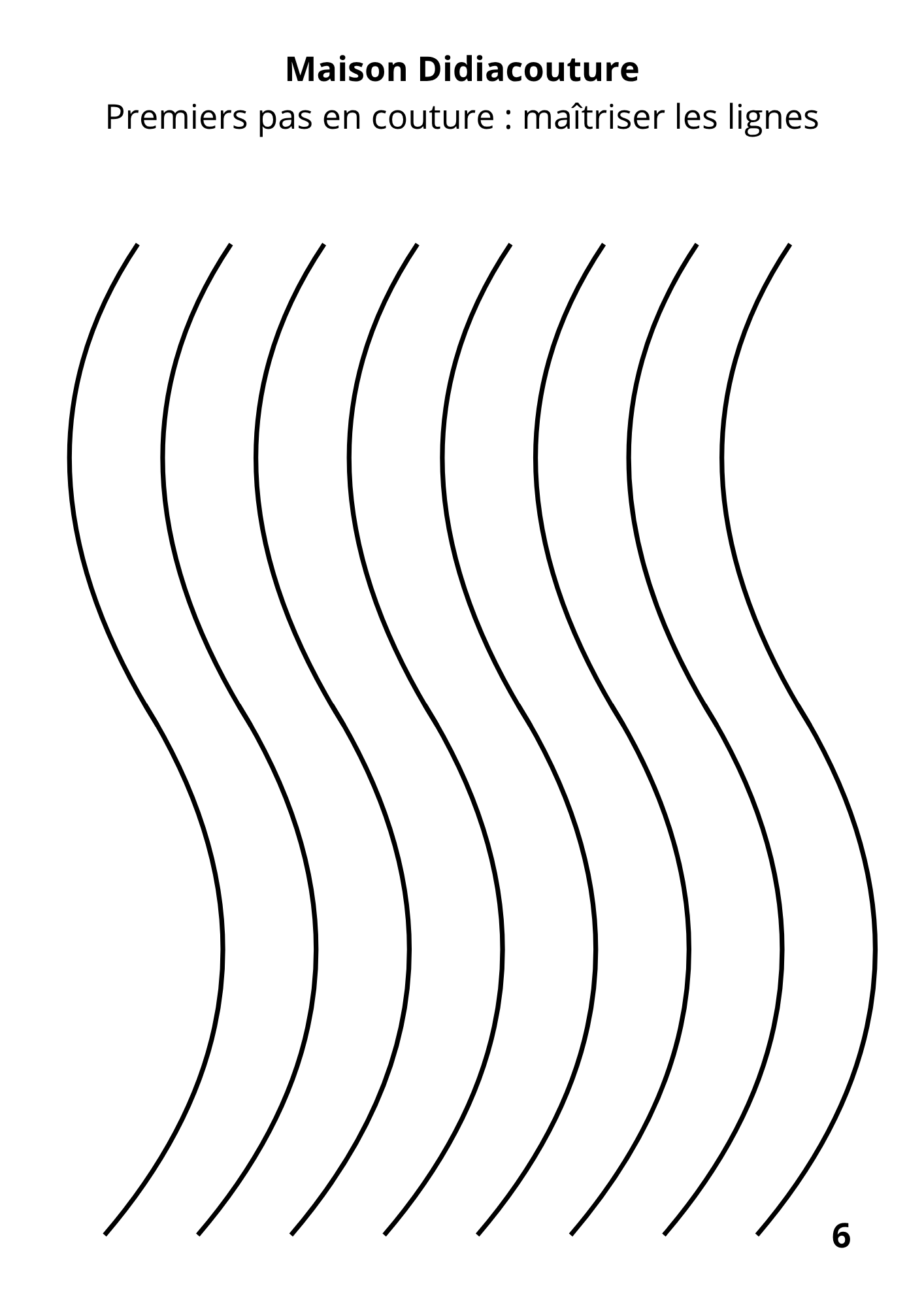 (PDF GRATUIT) Premiers pas en couture - Maitrise des lignes .