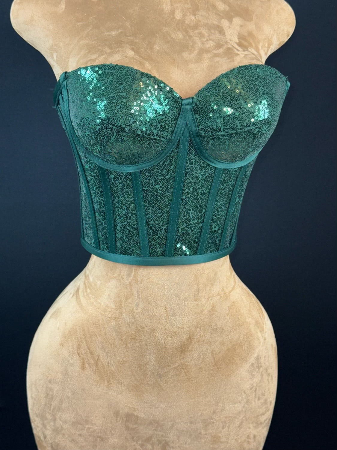 Bustier de couture – Prêt à l’emploi en sequins