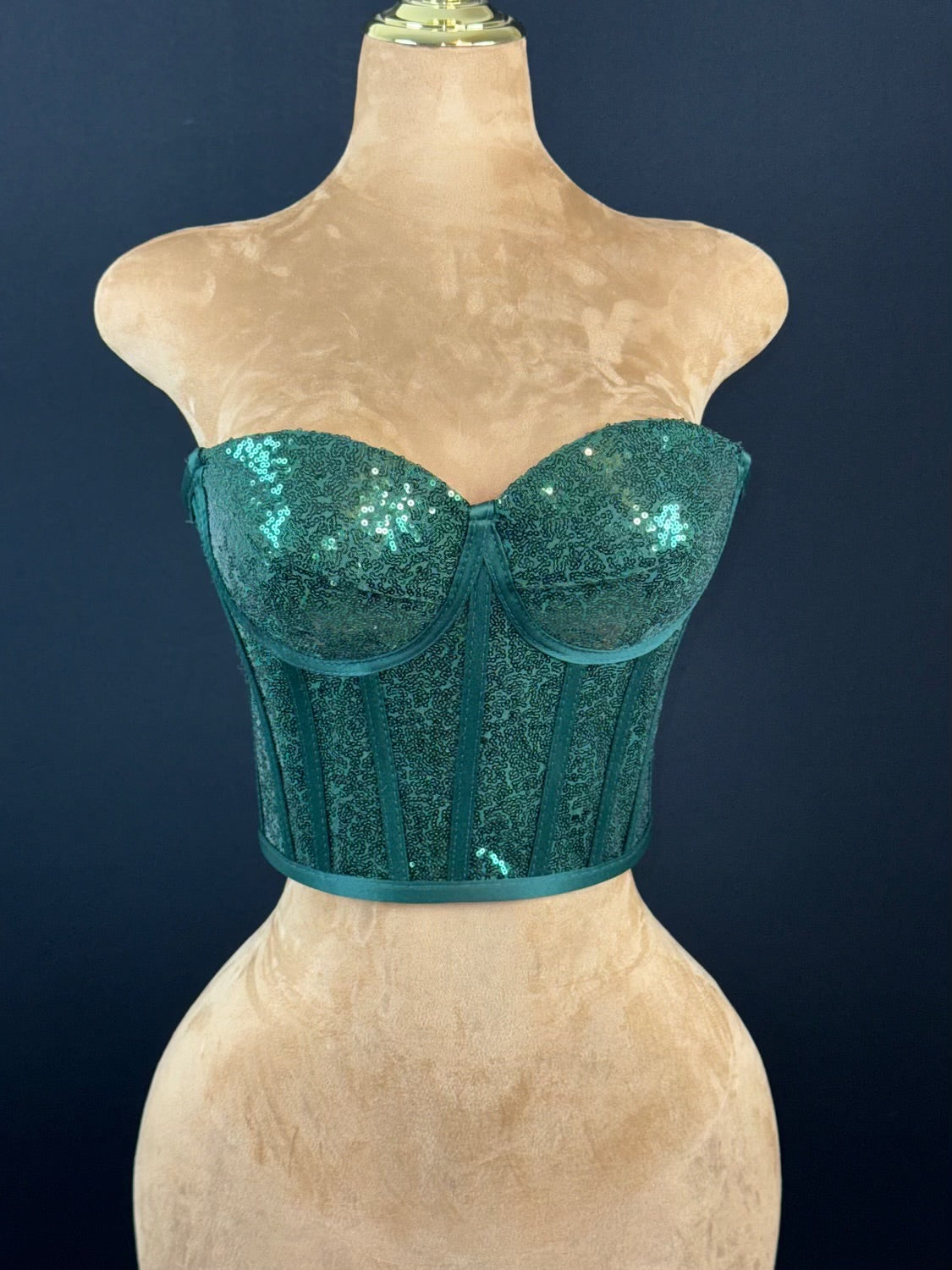 Bustier de couture – Prêt à l’emploi en sequins