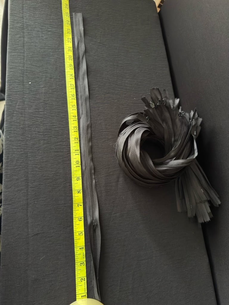 Fermeture invisible noir 63cm