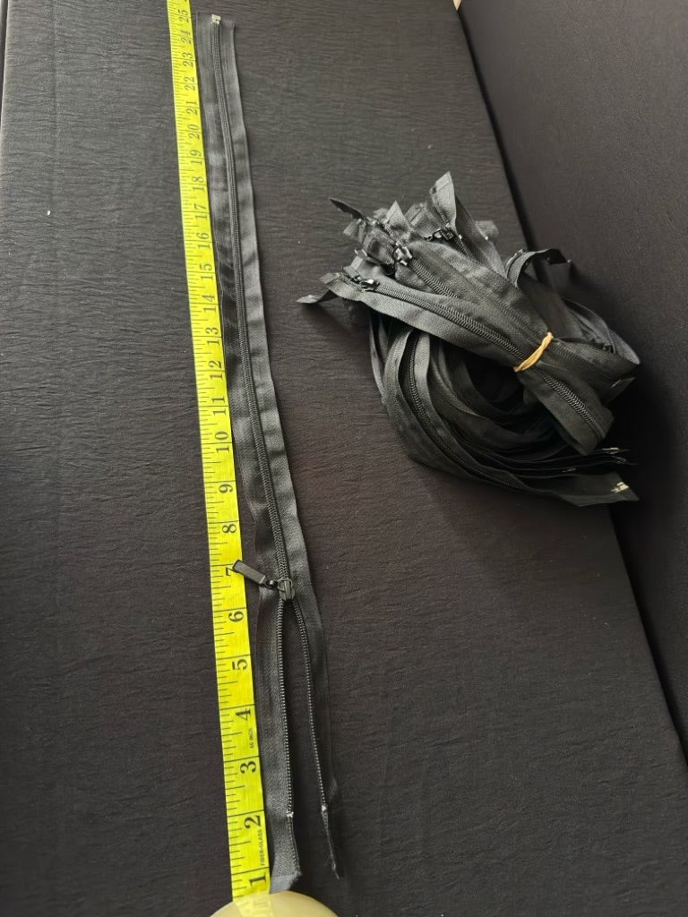 Fermeture invisible noir 63cm