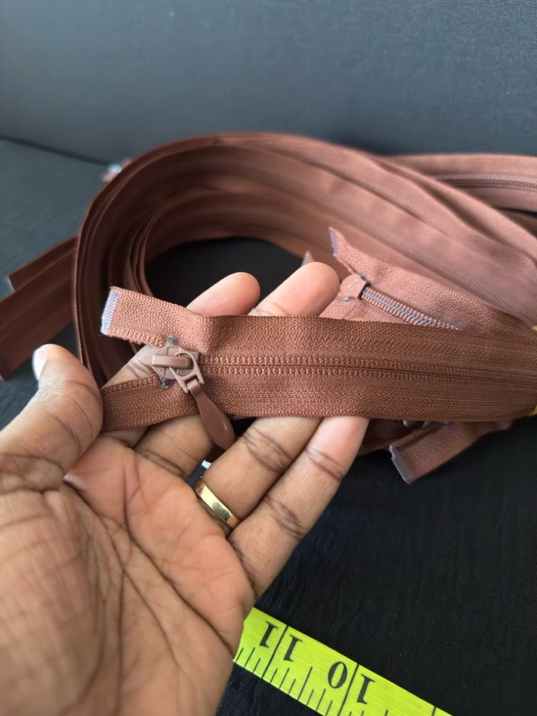 Fermeture à glissière détachable 63cm