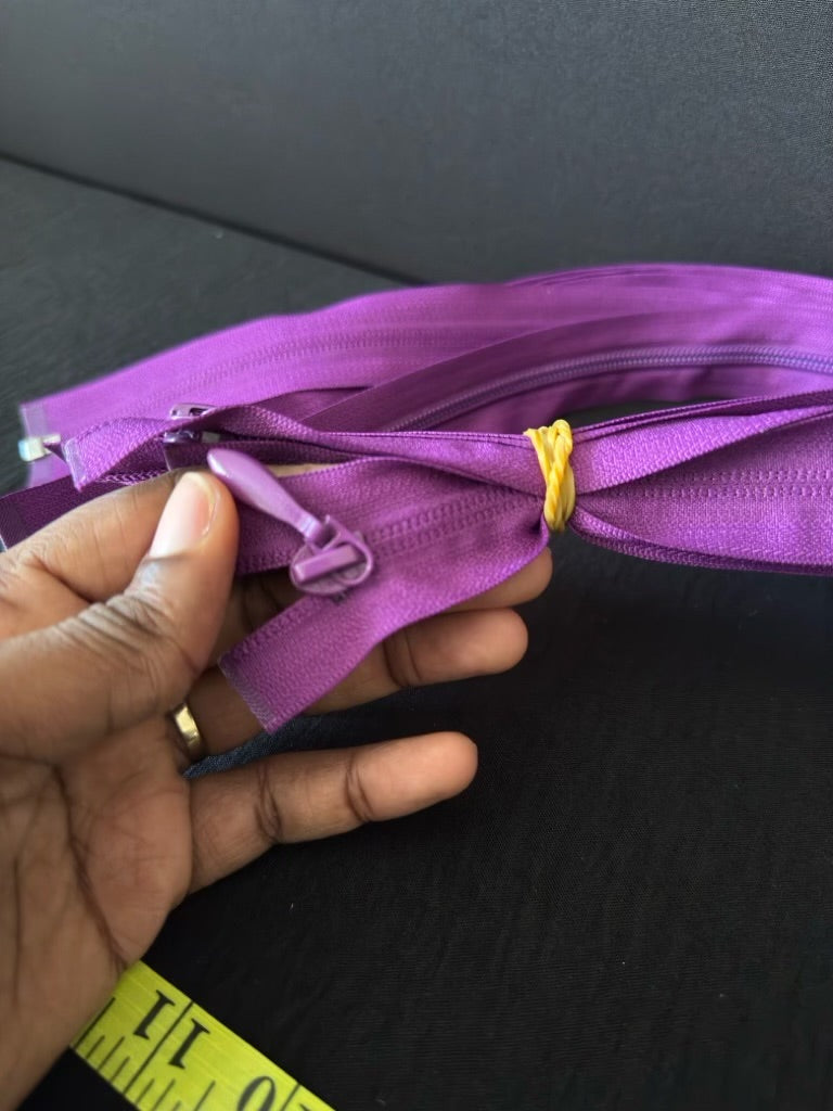 Fermeture à glissière détachable 63cm